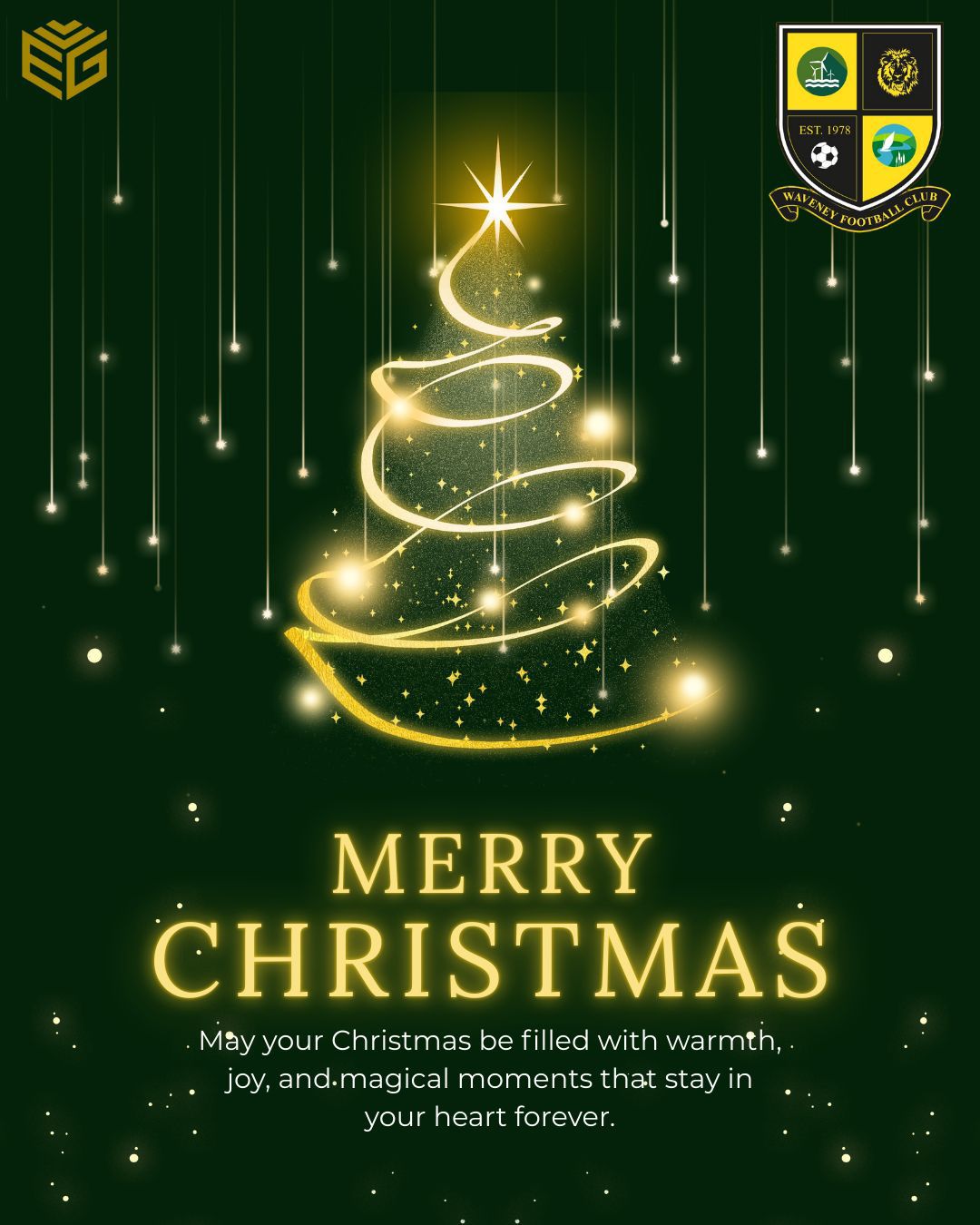 Christmas social media graphic