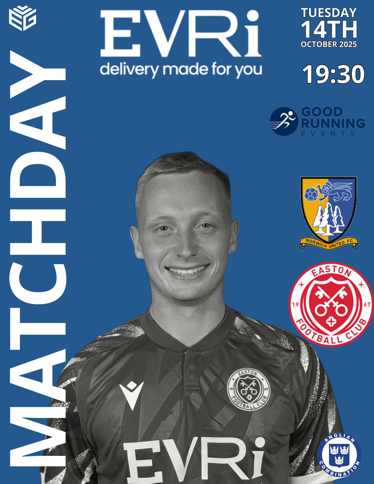 Matchday announcement graphic